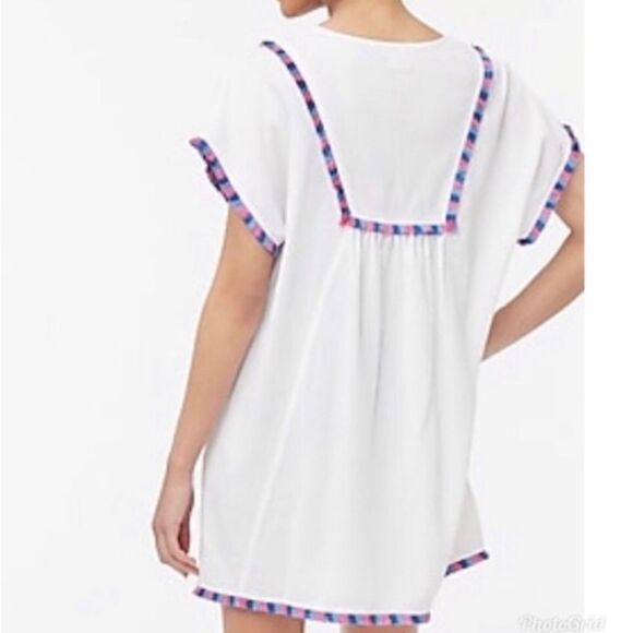 J.Crew Fringe Sz S J.Crew Fringe Tunic Cover-Up - Picture 4 of 14
